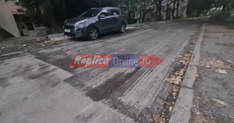 Lucrările de reabilitare a Aleei Hortensiei, din Tomis Nord, lasă pietonii fără trotuare. Video