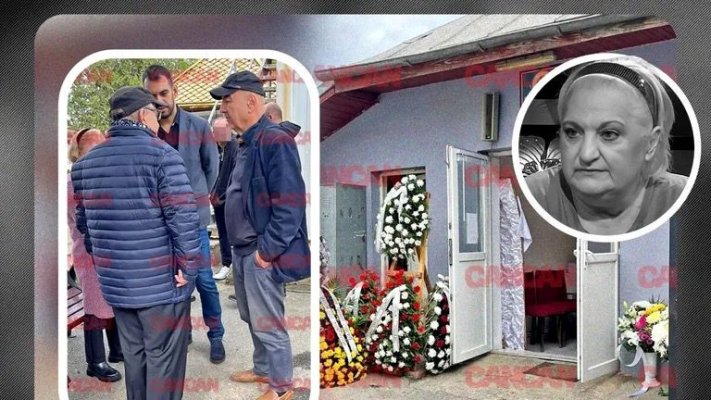 Actrița Marinela Chelaru a fost condusă luni pe ultimul drum