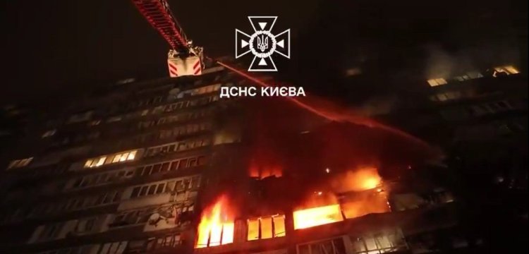 Rușii au atacat dezlănțuit la Kiev: Noaptea trecută s-a tras din toate direcțiile și a fost un atac de mare amploare. Video