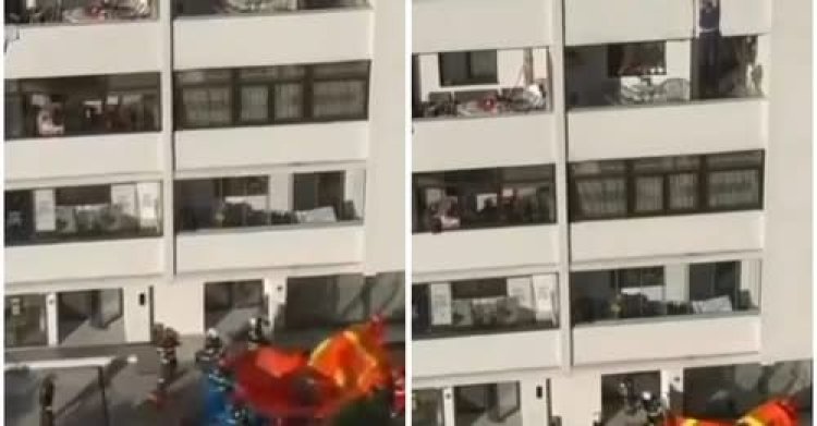 Un bărbat a murit după ce s-a aruncat de la etajul 3 al unui bloc din Vâlcea