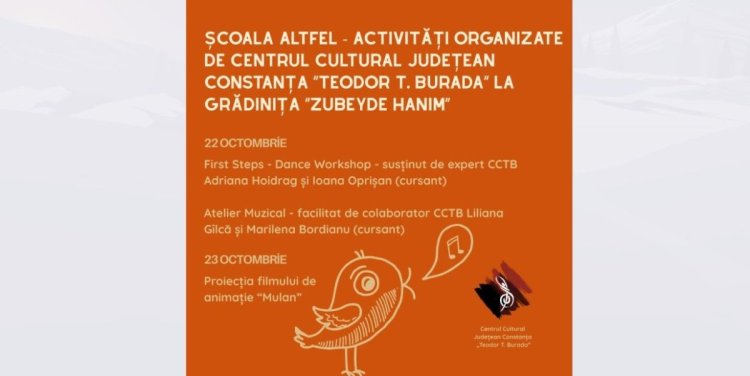 Centrul Cultural „Teodor Burada” aduce creativitatea în școlile mici: dans, muzică și film pentru cei mai tineri