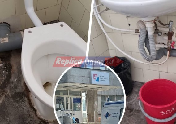 Focar de infecție în toaleta pacienților de la Spitalul CFR din zona Stadionului Portul. Video