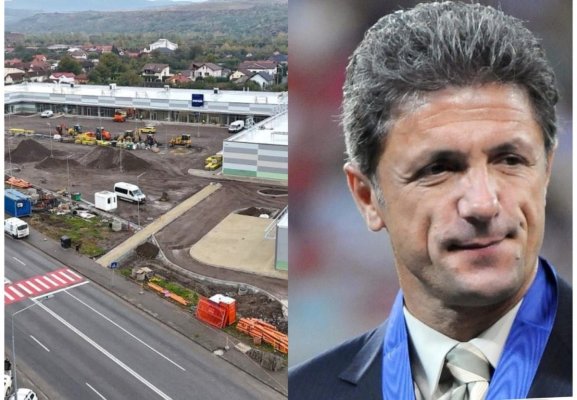 Gică Popescu, președintele Farul Constanța, ridică un centru comercial în Hunedoara