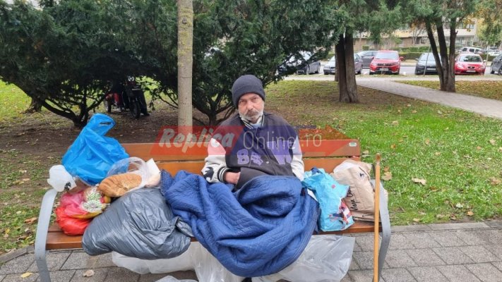 Enache George, omul fără adăpost care dormea pe banca din Tomis 2, a murit la 51 de ani