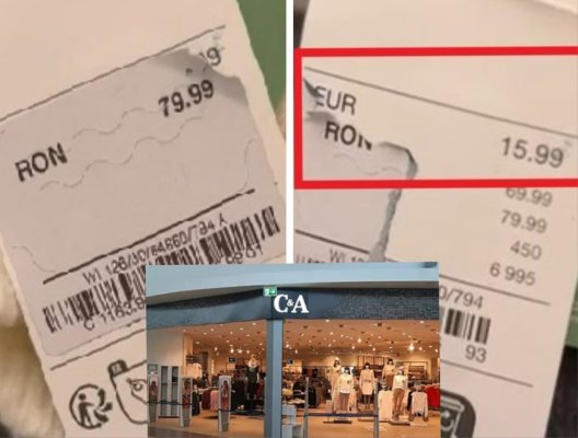 Țeapă cu reduceri mincinoase la magazinul C&A, din Vivo Mall. Video