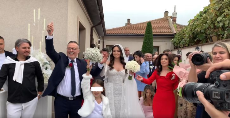 Nuntă de lux! Dumitru Ciote, patronul galeriilor din buricul târgului, și-a căsătorit nepotul! Vezi cine e mireasa! Video