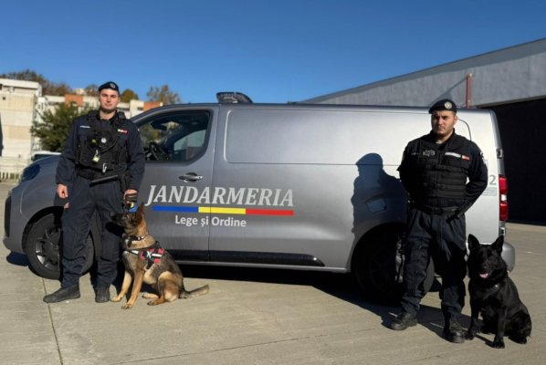 Inspectoratul de Jandarmi Județean Constanța a primit o autospecială nouă pentru transportul câinilor de serviciu! Video