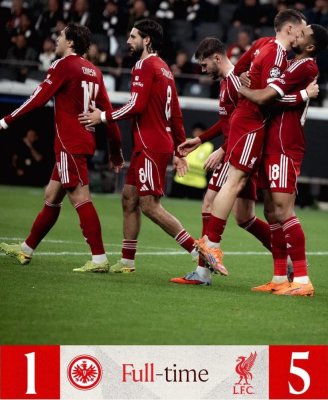 Liverpool i-a zdrobit pe nemții de la Eintracht Frankurt cu scorul de 5-1