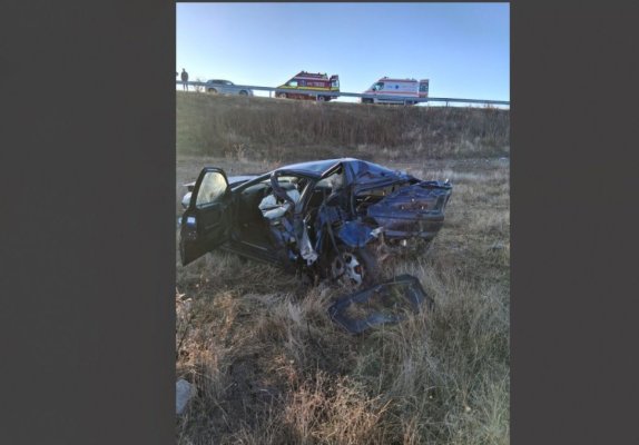 Tragedie la Crișan – un tânăr de 24 de ani a murit după ce a căzut cu mașina de pe pod