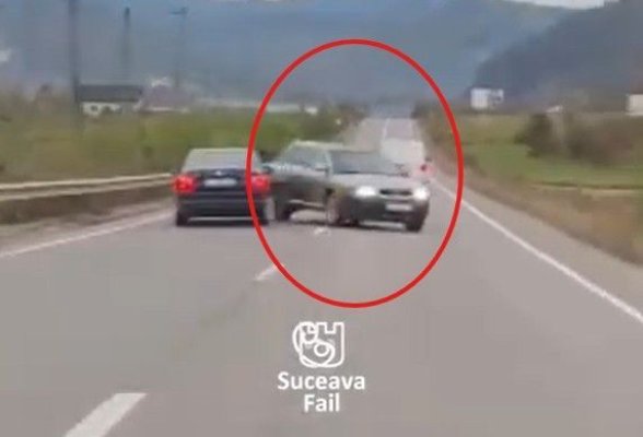 O fi fost beat, drogat sau... a adormit la volan?! Un șofer constănțean a fost la un pas de tragedie, după ce a intrat pe contrasens! Video   