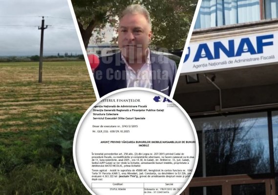 Fostul primar de la Năvodari, Nicolae Matei,... nu scapă de ANAF