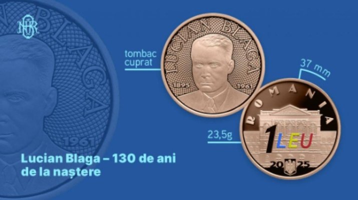 BNR lansează o monedă dedicată celor 80 de ani ai Universității 'George Emil Palade' din Târgu Mureș