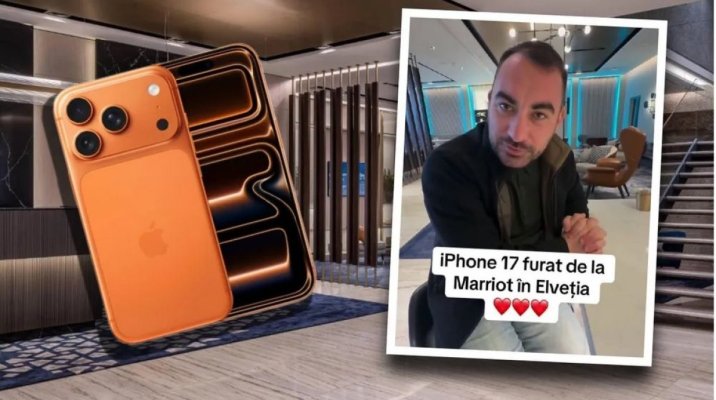 Pescobar, jefuit la Marriot în Elveția! I-au furat noul iPhone 17 chiar de sub nas