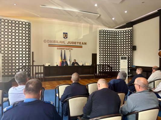 Ședință a CJSU Constanța pentru prevenirea efectelor negative generate de fenomenele meteorologice periculoase
