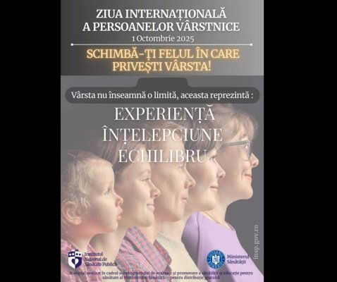 Primăria Medgidia marchează Ziua Internațională a Persoanei Vârstnice cu noi inițiative pentru seniori