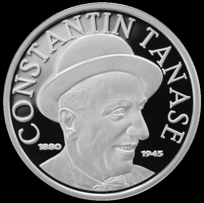 BNR lansează în circuitul numismatic o monedă din argint cu tema 145 de ani de la nașterea lui Constantin Tănase.