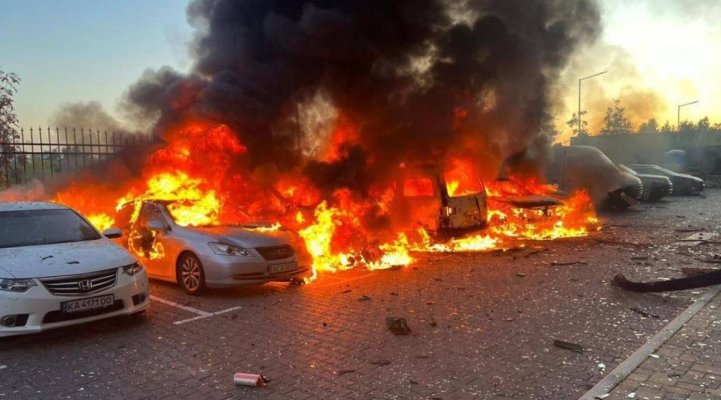 Ruşii au atacat, cu bombe ghidate, oraşul Harkov din nord-estul Ucrainei