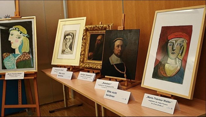 Falsificatori de tablouri semnate Picasso şi Rembrandt, luați pe sus de polițiști