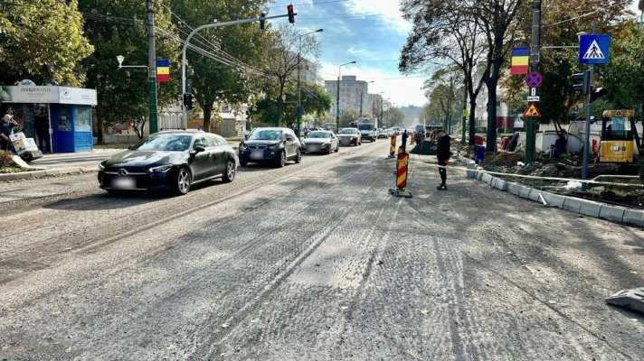 Atenție! Astăzi, trafic restricționat total pe tronsonul dintre bulevardul Alexandru Lăpușneanu și strada Soveja