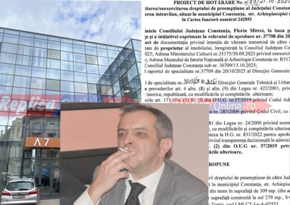 Fiul politicianului Geany Ioniță și-a luat țeapă cu un imobil de 1 mil. de euro din Piața Ovidiu. Credea că face afacerea vieții sale, dar... Video
