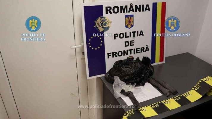 Un bărbat a fost prins în flagrant de poliţiştii de frontieră cu peste 3,7 kilograme de metamfetamină