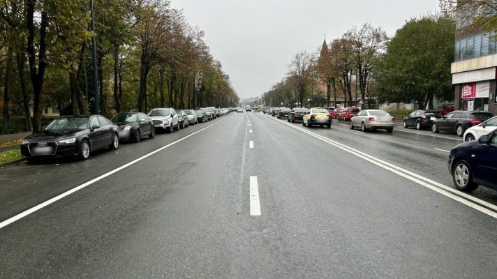 Confort Urban continuă lucrările de montare a separatorilor de trafic pe Bld. Alexandru Lăpușneanu