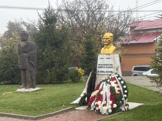 Primăria Medgidia, alături de comunitatea turco-tătară la comemorarea lui Mustafa Kemal Ataturk