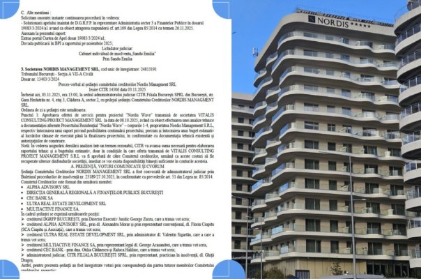 Lovitură de teatru în dosarul Nordis. Cine încearcă salvarea proiectului din Mamaia?!