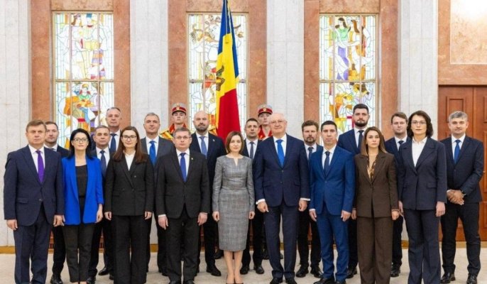 Noul guvern al Republicii Moldova, condus de prim-ministrul Alexandru Munteanu, a depus jurământul