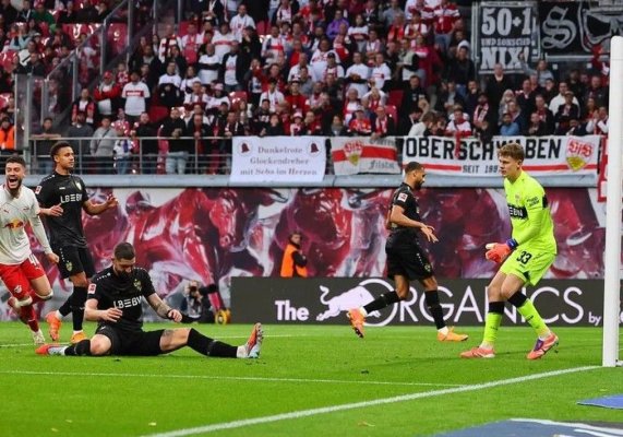 Fotbal: RB Leipzig învinge VfB Stuttgart și urcă pe locul doi în Bundesliga