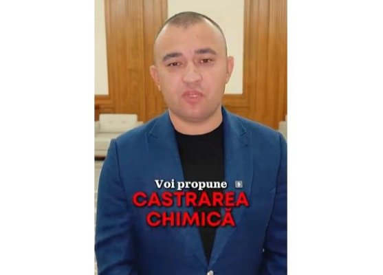 Un deputat PNL propune „castrarea chimică“ pentru persoanele care abuzează sexual copii sub 14 ani. Video