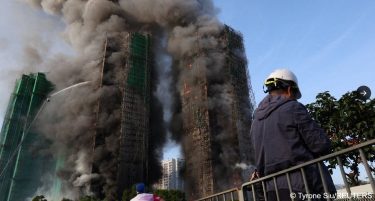 Tragedie în Hong Kong, după incendiul de la complexul rezidențial: 36 de morți și 279 de dispăruţi. Video