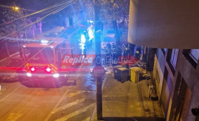 Incendiu la restaurantul Cosa, de pe strada Unirii. 40 de persoane s-au autoevacuat