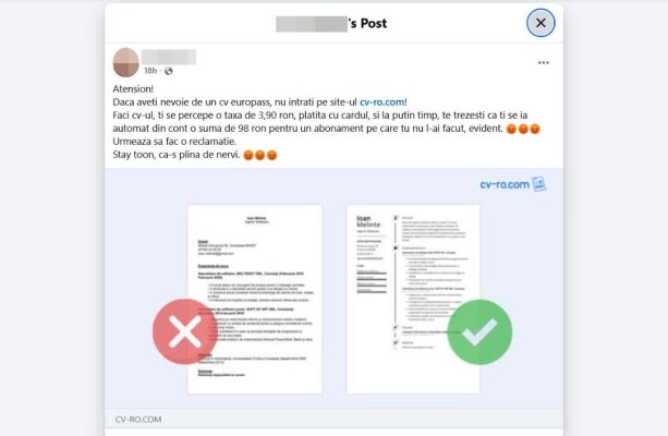 Revoltă! Cum poți rămâne fără bani în cont prin crearea unui simplu CV?    