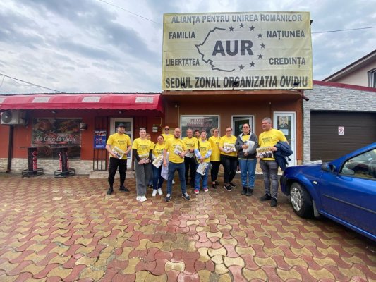 Dimu Ștefan Ciprian este președintele Organizației Locale AUR din Ovidiu