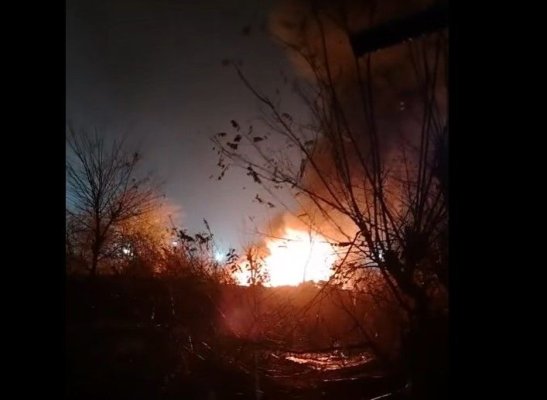 Incendiu la o baracă de pe strada Pelicanului din Constanța