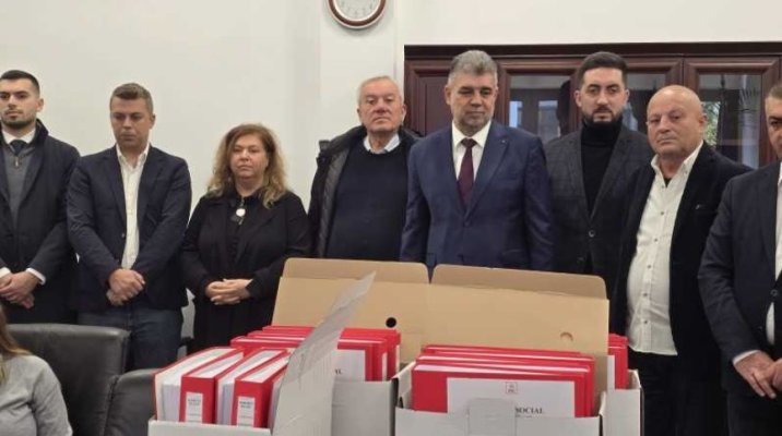 Marcel Ciolacu și-a depus candidatura la șefia CJ Buzău
