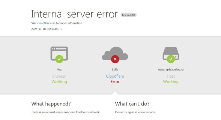 Probleme la nivel global pentru Cloudflare: site-urile mai multor publicații din România nu mai pot fi accesate