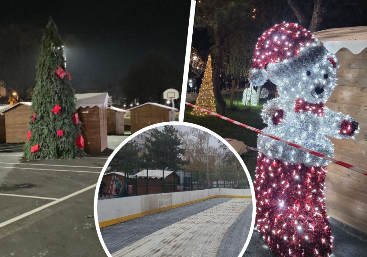 Patinoarul din Poarta 6 concureaza cu cele de la Vivo si City Mall.  Video