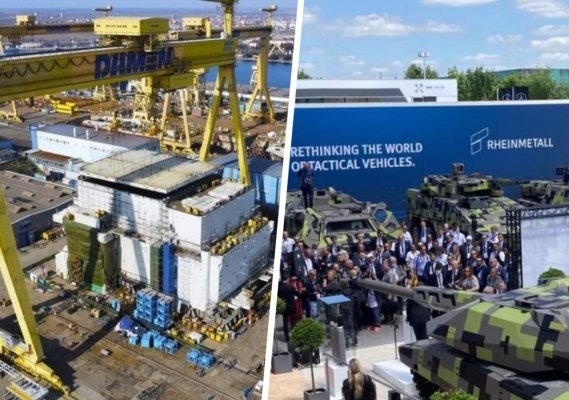 Colosul german Rheinmetall vrea să cumpere Șantierul Damen Mangalia 