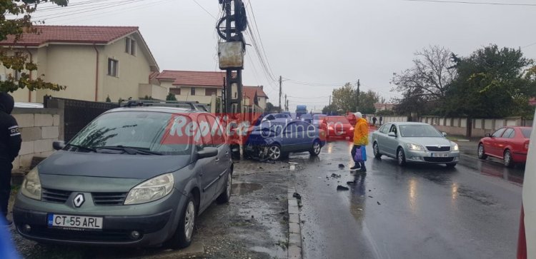 Un șofer de la San Marco a fost implicat într-un accident, la Lumina