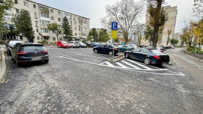 Parcare nouă cu 73 de locuri în Tomis Nord, pe strada Mărgăritarelor
