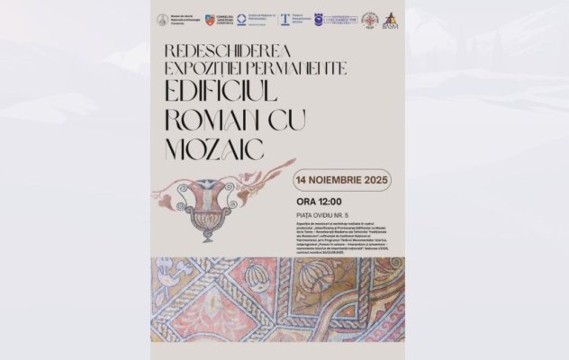 MINAC redeschide Edificiul Roman cu Mozaic din Constanța: un monument antic renăscut pentru public