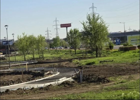 Noul parc din cartierul Veterani a ajuns în atenția inspectorilor de mediu