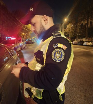 Acțiuni ale polițiștilor pentru menținerea ordinii și liniștii publice, la Constanța