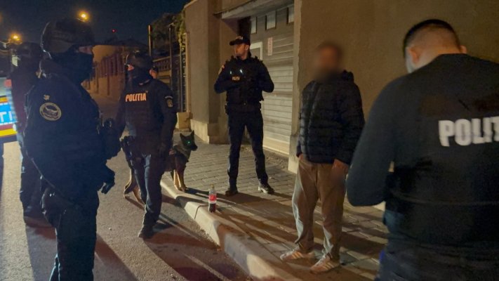 Razie de noapte în Constanța: trei bărbați căutați pentru furt și violență, prinși de polițiști VIDEO