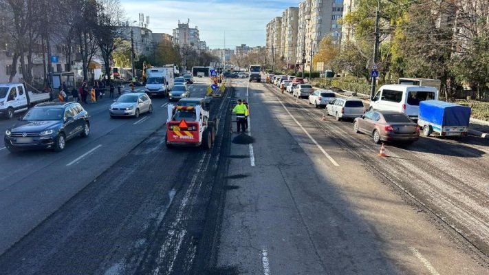 Trafic restricționat pe strada Dezrobirii din Constanța, timp de trei zile, pentru lucrări de asfaltare și modernizare