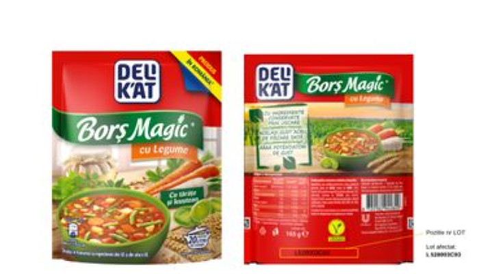 Unilever a decis să retragă de pe piaţă un număr limitat de pachete din sortimentele Knorr şi Delikat