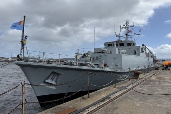 Forțele Navale Române au un nou vânător de mine marine care va asigura libertatea de navigație în Marea Neagră