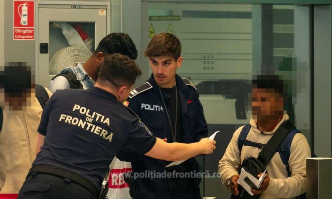 Călătorie întreruptă pe Aeroportul Henri-Coandă, pentru un cetățean ghanez care își modificase viza expirată